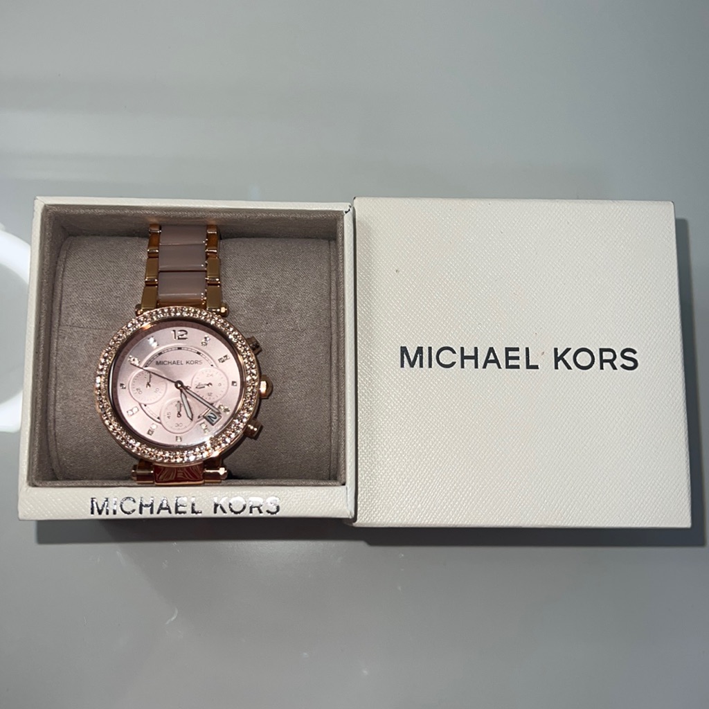 Brand New Michael Kors Ritz Rose Gold-Tone Watch